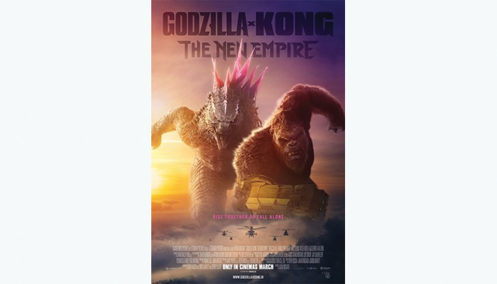 Poster Godzilla X Kong: The New Empire.