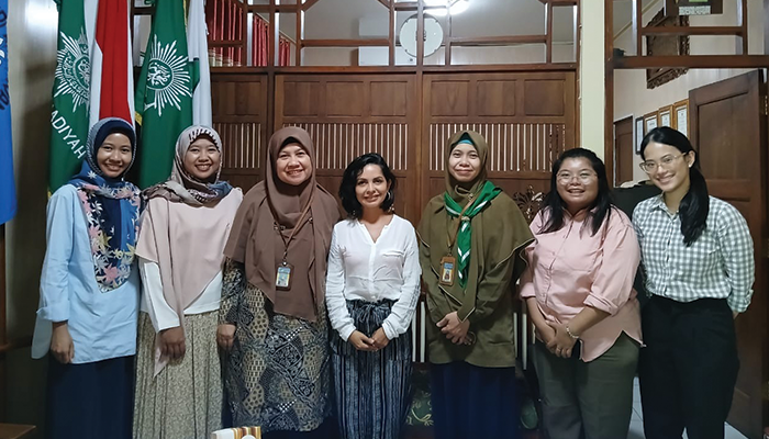 Kepala Sekolah penggerak SD Muhammadiyah 1 Solo Sri Sayekti, menyambut baik kunjungan studi Rikolto.