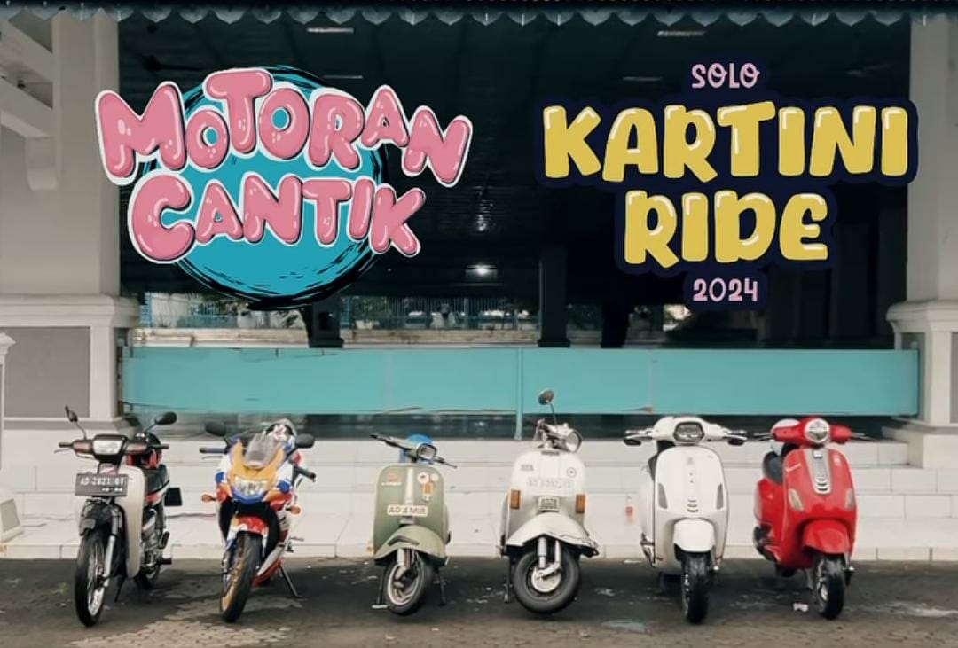 Poster kegiatan berkeliling Solo komunitas Motoran Cantik untuk memperingati Hari Kartini. (DOK. INSTAGRAM MOTORANCANTIK)