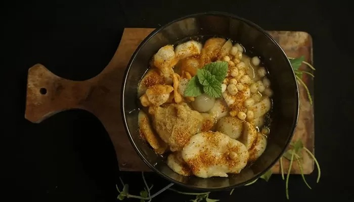 Ilustrasi Penyajian Baso Aci, Ide usaha kuliner viral ala mahasiswa Solo.