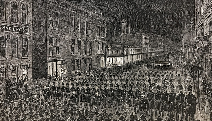Haymarket Chicago menjadi sejarah terciptanya May Day atau Hari Buruh Internasional pada 1 Mei.