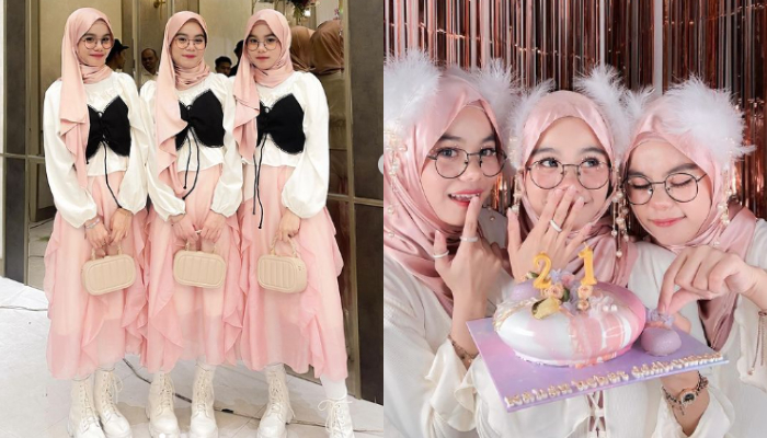 Selebgram kembar 3 Dita, Dina dan Dini dicap sebagai penerima beasiswa KIP Kuliah salah sasaran asal UB.