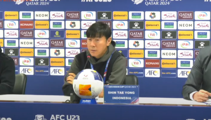 Shin Tae Yong (STY) ungkap kondisi para pemain Timnas Indonesia jelang laga Indonesia vs Irak di Piala Asia U23.