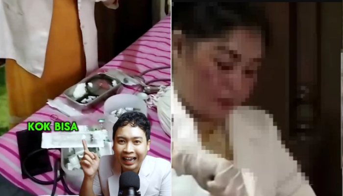 dokter Grandika beri komentar soal video viral dugaan malapraktik yang dilakukan oleh Bidan Zainab di Prabumulih.