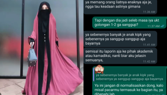 Kekasih Nadira Dwi Puspita sempat bela pacarnya sebelum namanya disebut sebagai mahasiswi UNDIP penerima KIP Kuliah salah sasaran.