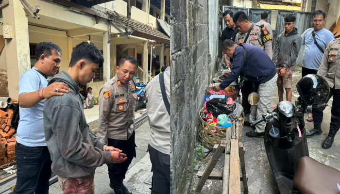 Amrin Al Rasyid Pane (20) jadi pelaku mayat dalam koper Bali.