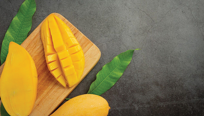 Olahan buah mangga.