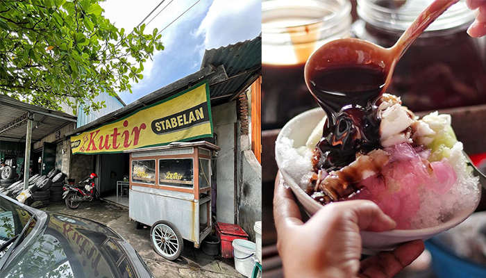 Es serut Pak Kutir yang beralamat di kelurahan Stabelan