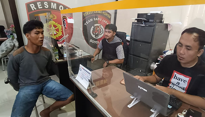 IRW, Pembunuh Pengusaha Tembaga di Boyolali saat ditangkap