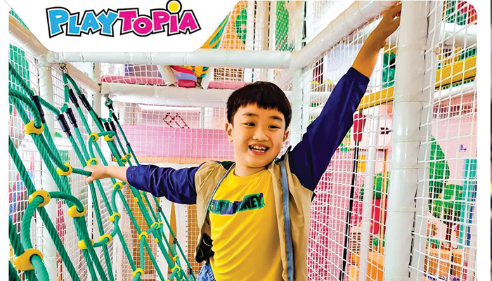 Tempat bermain anak Playtopia Solo di Pakuwon Mall.