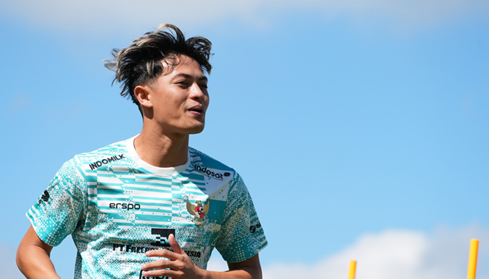 Alfeandra Dewangga latihan bareng Timnas Indonesia U-23