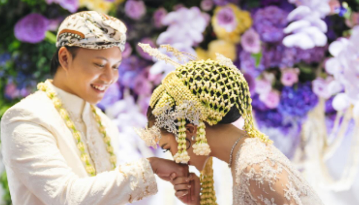 Mahalini dan Rizky Febian resmi menikah hari ini.