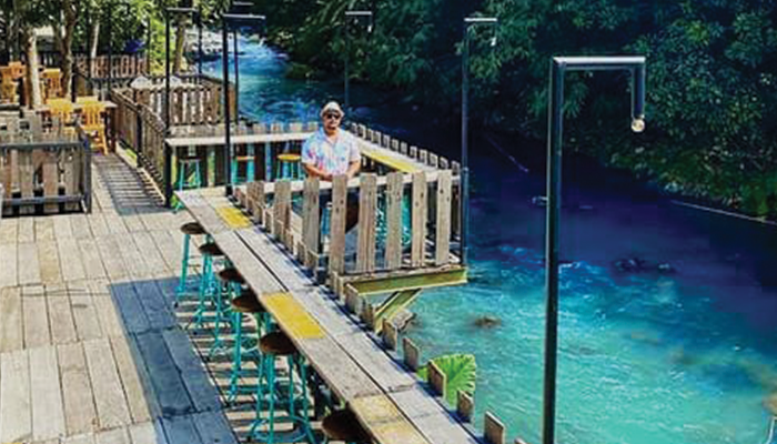 Wisata air New Rivermoon di Polanharjo, Klaten.