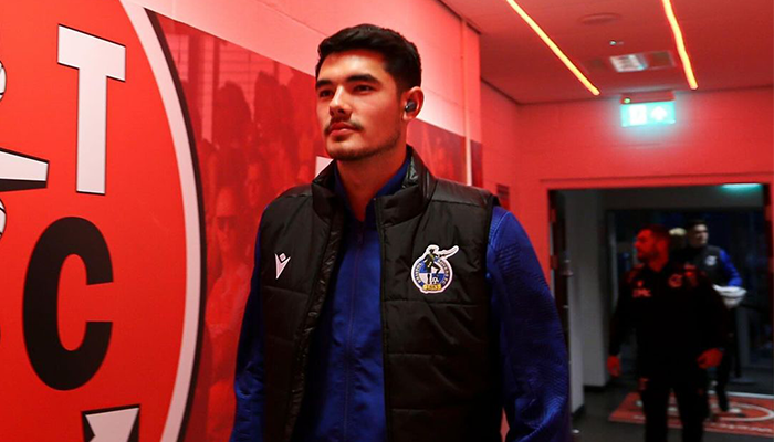 Elkan Baggott saat dipinjamkan ke klub Bristol Rovers