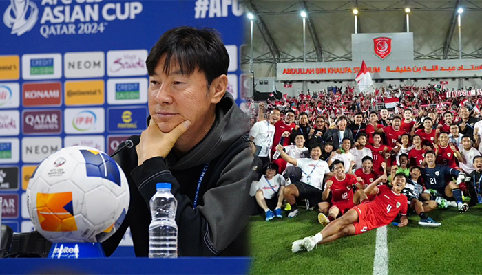 Shin Tae-yong setelah pertandingan melawan Uzbekistan di Piala Asia U-23