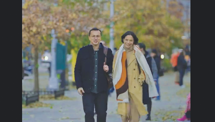 Potret kebersamaan Nicholas Saputra (River) dan Putri Marino (Raia) di Film Romance The Architecture of Love (TAOL).