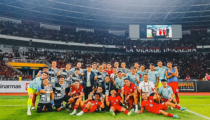 Saat Timnas Indonesia melawan Vietnam di SUGBK.