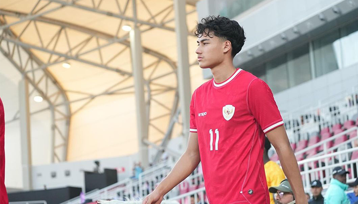 Potret Rafael Struick, Striker timas Indonesia.