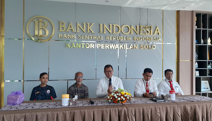 Bank Indonesia saat melakukan pers conference