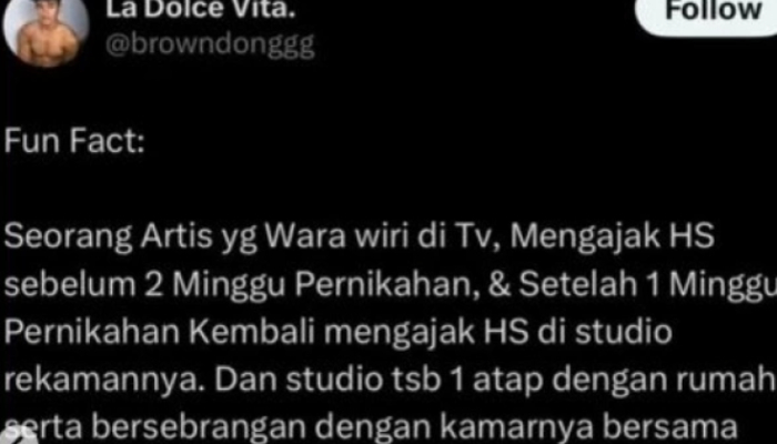 Cuitan soal artis inisial R selingkuh dengan sesama jenis.