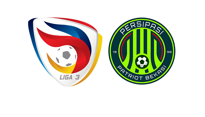 Logo Liga 3 dan Persipasi Kota Bekasi.