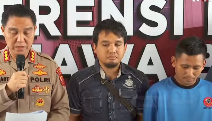 Polda Jabar gelar konferensi pers setelah menangkap Pegi alias Perong di kasus Vina Cirebon.