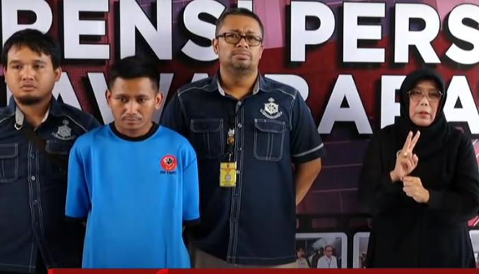 Konferensi pers Polda Jabar soal penangkapan Pegi alias Perong di kasus kematian Vina Cirebon.