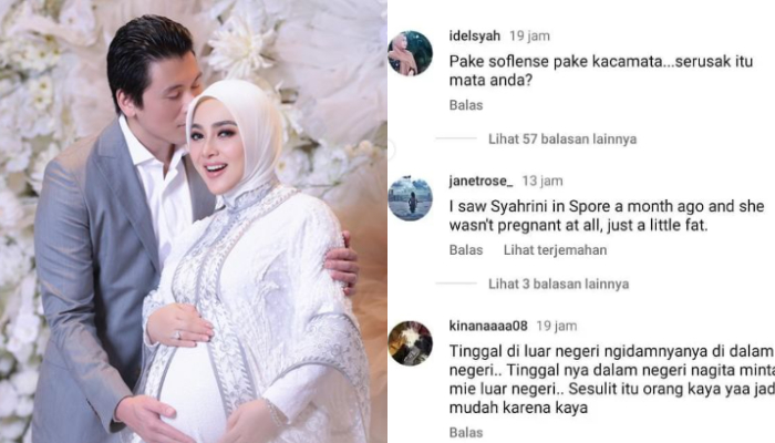 Komentar netizen soal kehamilan Syahrini buat publik bertanya-tanya.