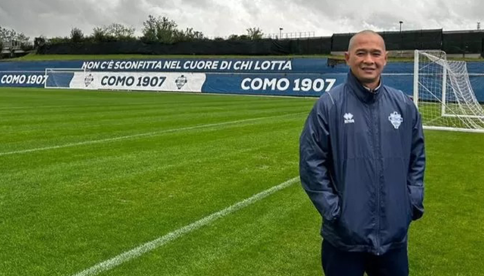 Legenda Timnas Indonesia saat melatih Como 1907