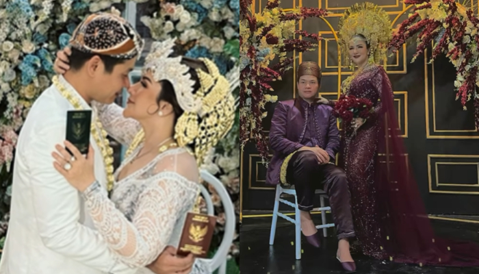 Barbie Kumalasari menikah lagi dengan mantan suaminya, Tri Mulyo.