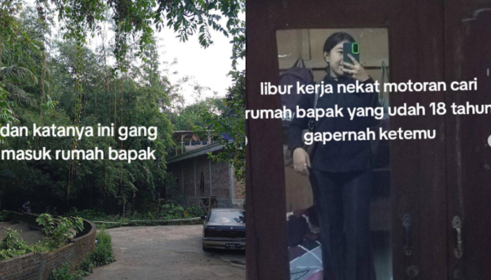 Viral wanita yang bagikan kisah perjalanannya saat hendak temui sang ayah yang 18 tahun tak bertemu.