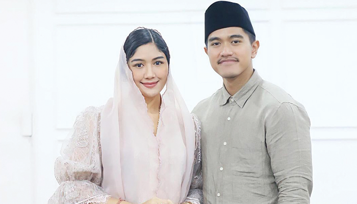 Potret kebersamaan Kaesang dan Istri.