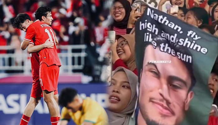 Para fans Nathan yang sedang viral karena kelakuannya.
