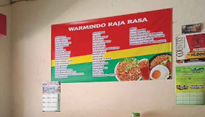 Ilustrasi menu warmindo.