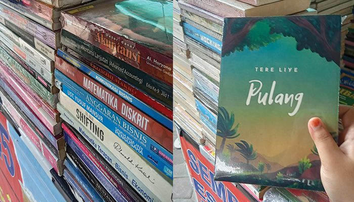Salah satu toko buku di belakang taman sriwedari Solo.