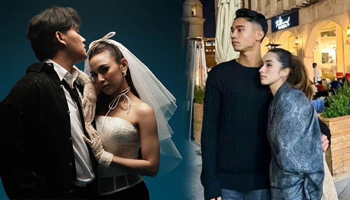 Potret Rizky Febian-Mahalini dan Marselino-Nadia.