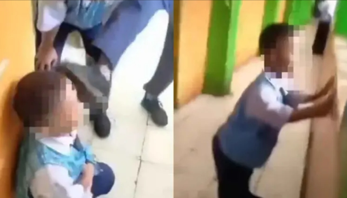 Viral seorang siswa difabel dibully teman sekolah atau kakak kelas di SMPN 4 Makassar.