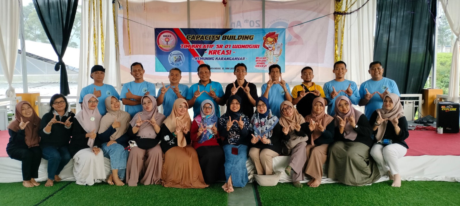 Capacity Building Tim Krasi 01 Wonogiri di Java Resto Kemuning Karanganyar