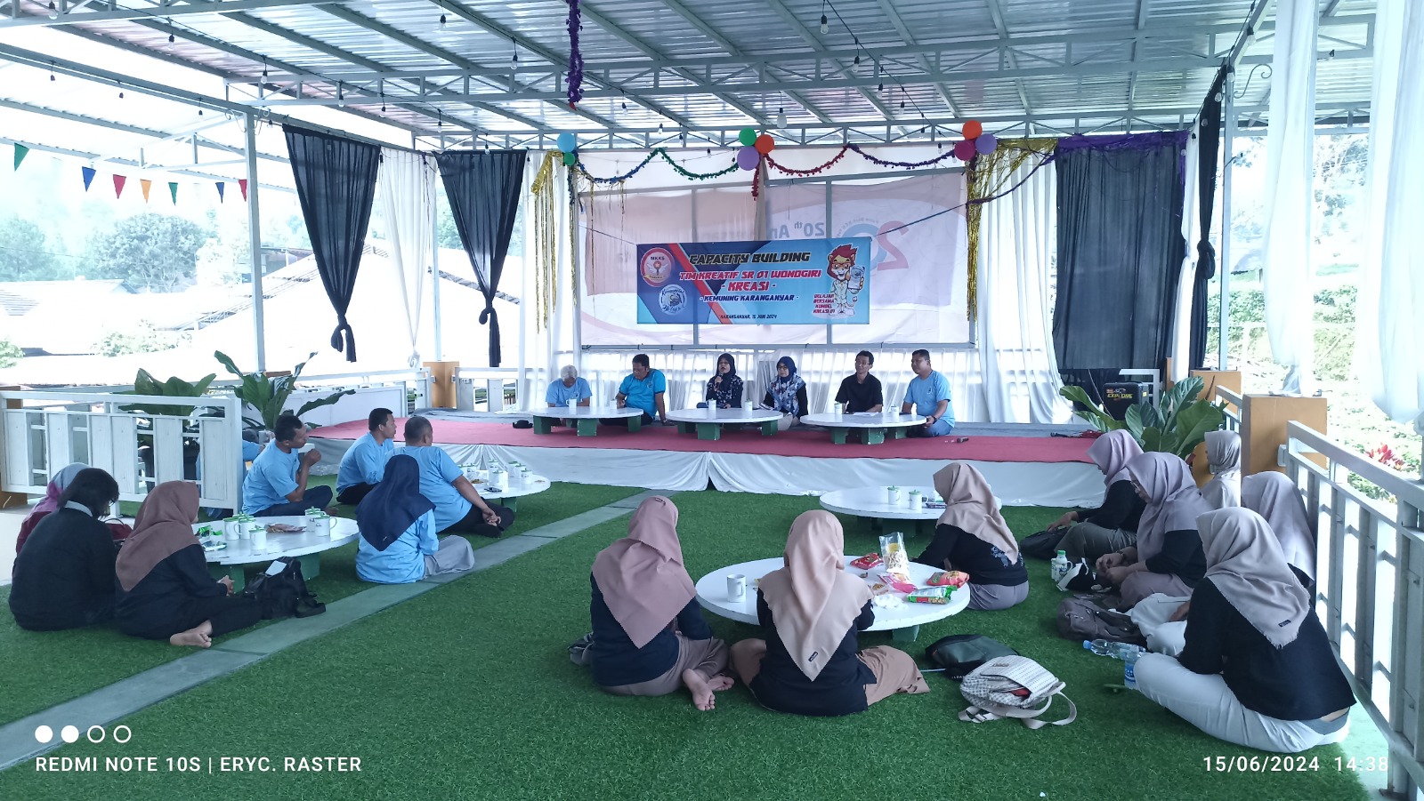 Koordinasi Tim Kreasi 01 Wonogiri dalam Laporan dan Pelaksanan Program Kerja.