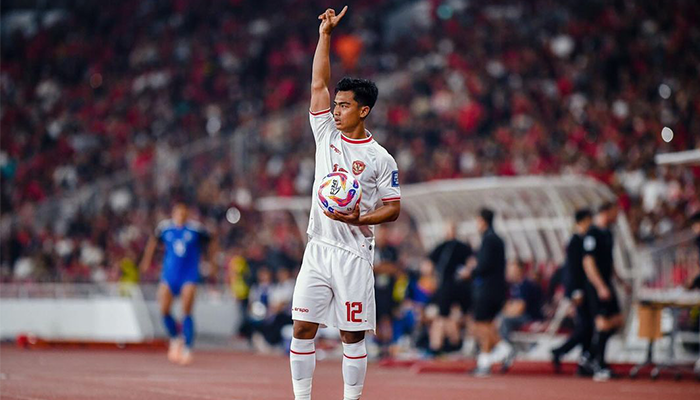 Momen Pratama Arhan beri kode untuk lemparan jauh.