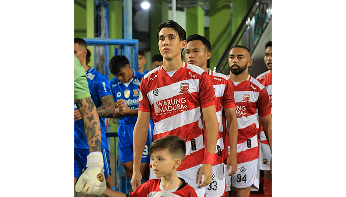 Jacob saat membela Madura United.