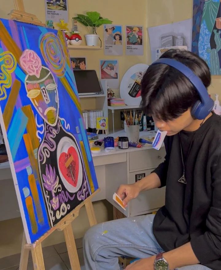 Rico Dwi Cahyo jadi sorotan usai dituding hobi plagiasi karya seni artis lain.