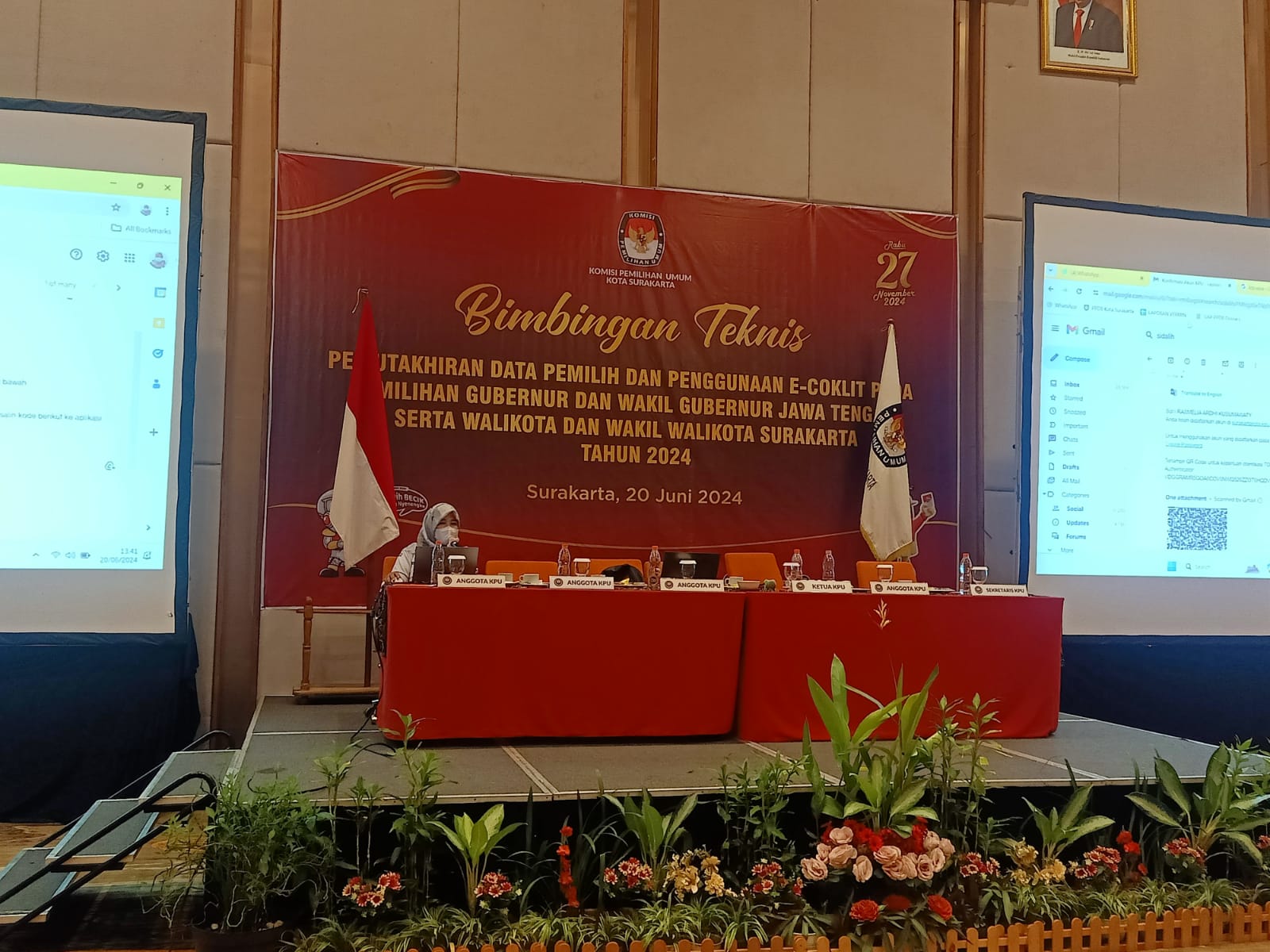 Bimtek Pemutakhiran Data Pemilih (Pantarlih) KPU Kota Surakarta.