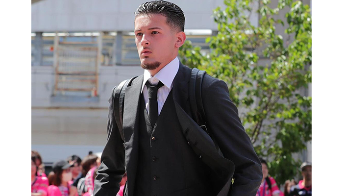 Potret Justin Hubner di Cerezo Osaka.