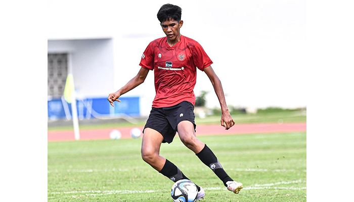 Rahmat Syawal, bek timnas Indonesia U-20.
