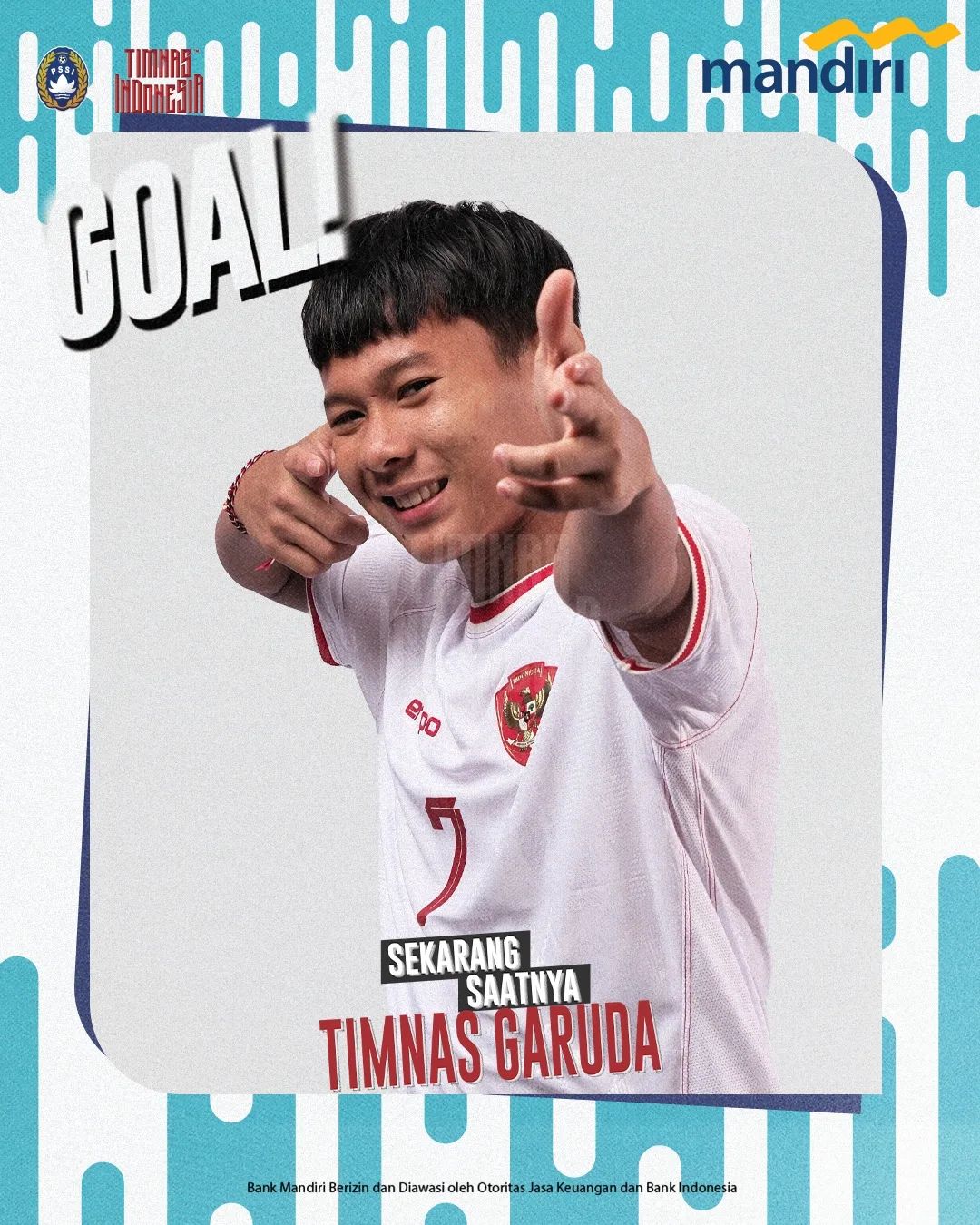 M. Zahaby Gholy pencetak gol timnas Indonesia U-16 melawan Laos.