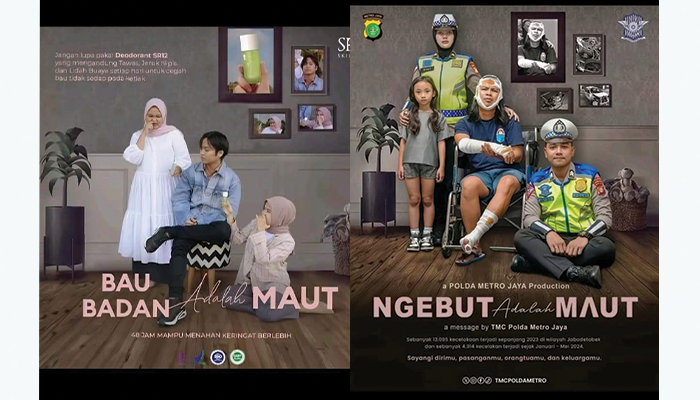 Parodi poster film Ipar Adalah Maut.