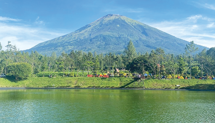Embung Kledung di Temanggung Jawa Tengah.