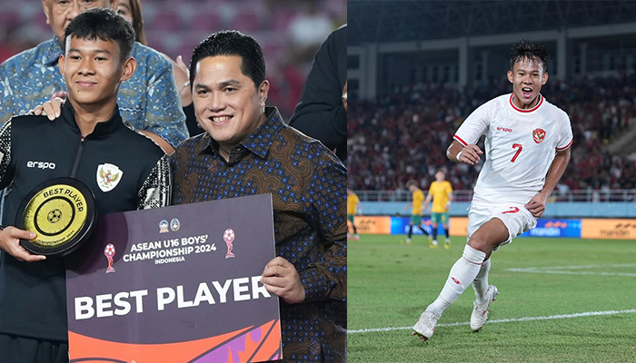 Zahaby Gholy, pemain terbaik Piala AFF U-16 2024.