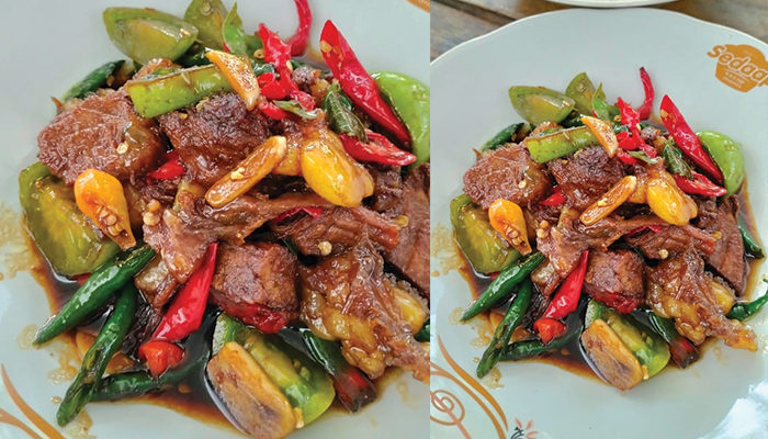 Oseng-oseng Sapi Lombok Ijo